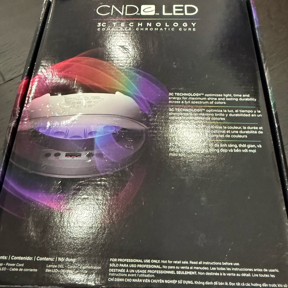 CND LED Nail Lamp with 3C Technology